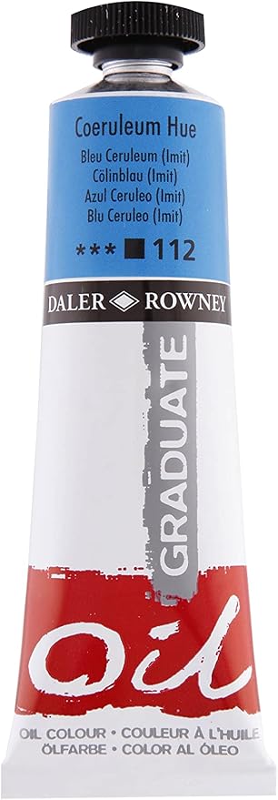 Daler Rowney Graduate Oil Paint – Coeruleum Blue 38ml