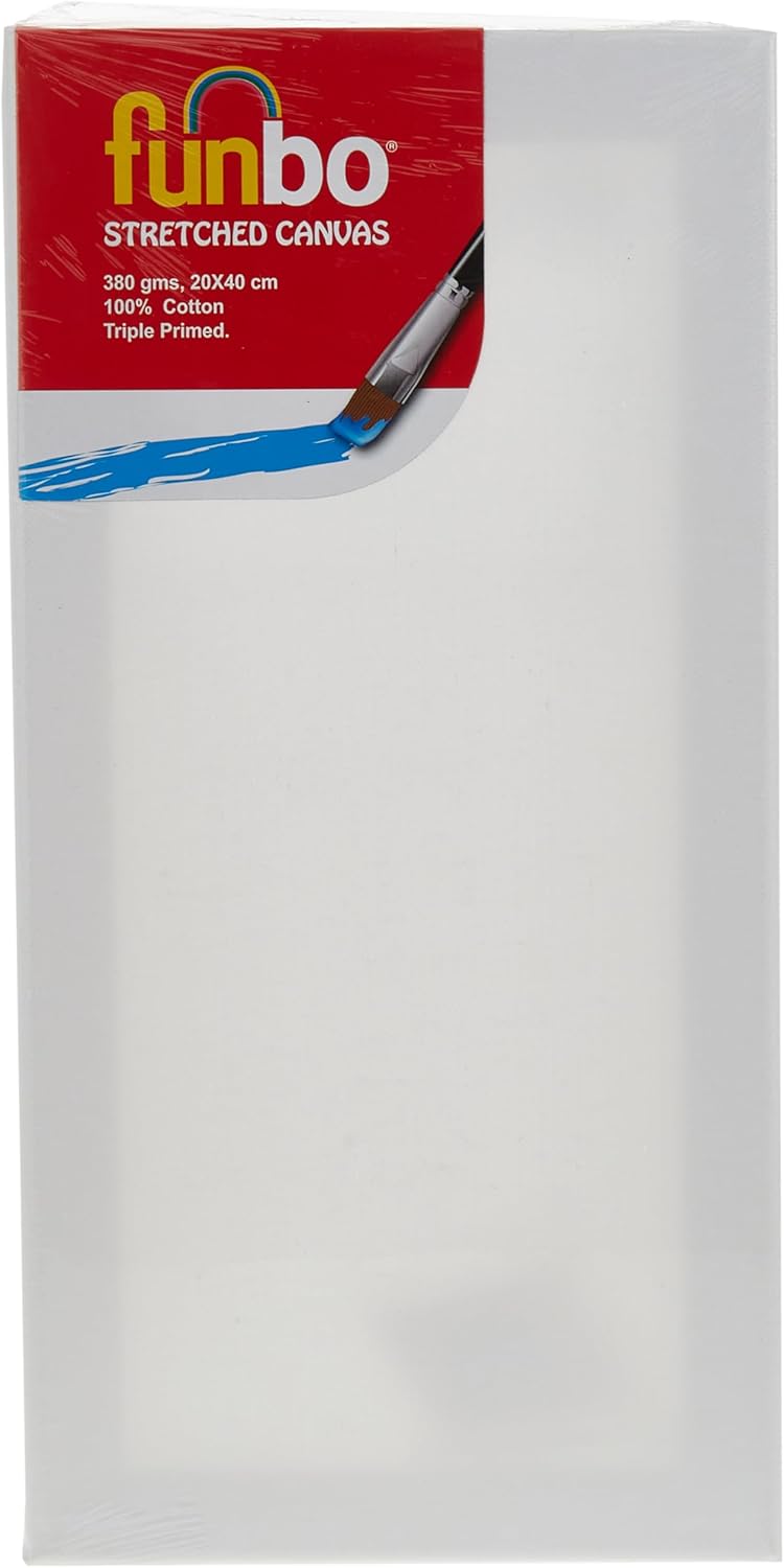 Funbo Stretched Canvas 380gms 40x50cm