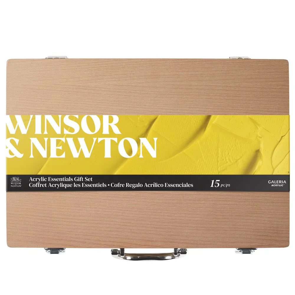 WINSOR & NEWTON GALERIA ACRYLIC COLOUR WOODEN SET 8X60ML