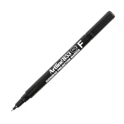 Artline 853 Ohp Permanent Marker Pen 0.5mm - Black (H853BK)