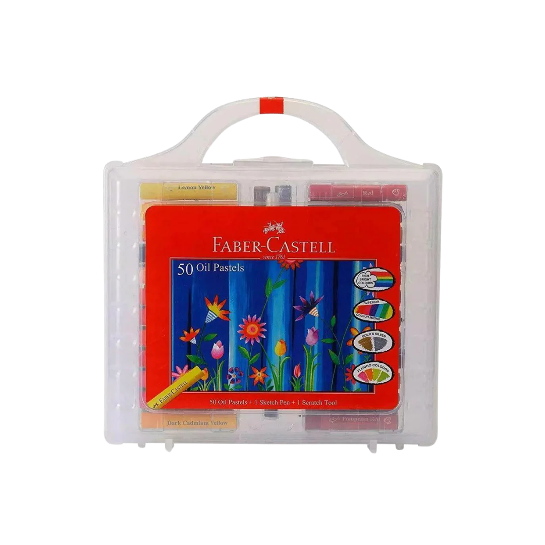 Faber-Castell Oil Pastel Snug Case of 50 Colors