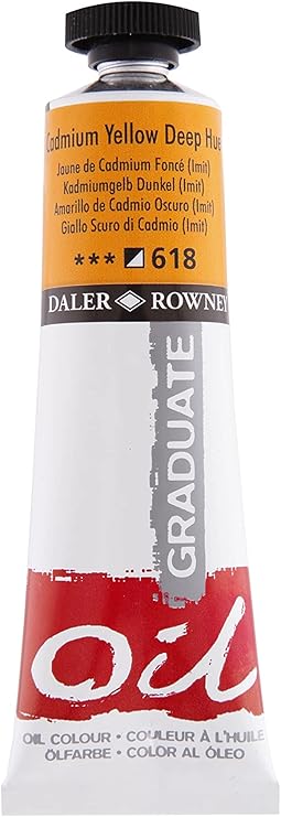 Daler-Rowney Graduate Oil Paint - Cadmium Yellow Deep Hue - 38ml