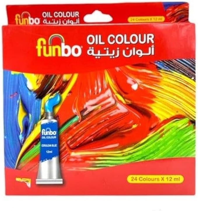 Oil Colour Set of 24x12ml - Funbo
