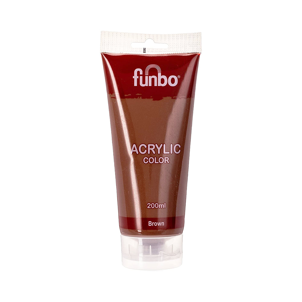 Funbo Acrylic Tube 200 ml Brown