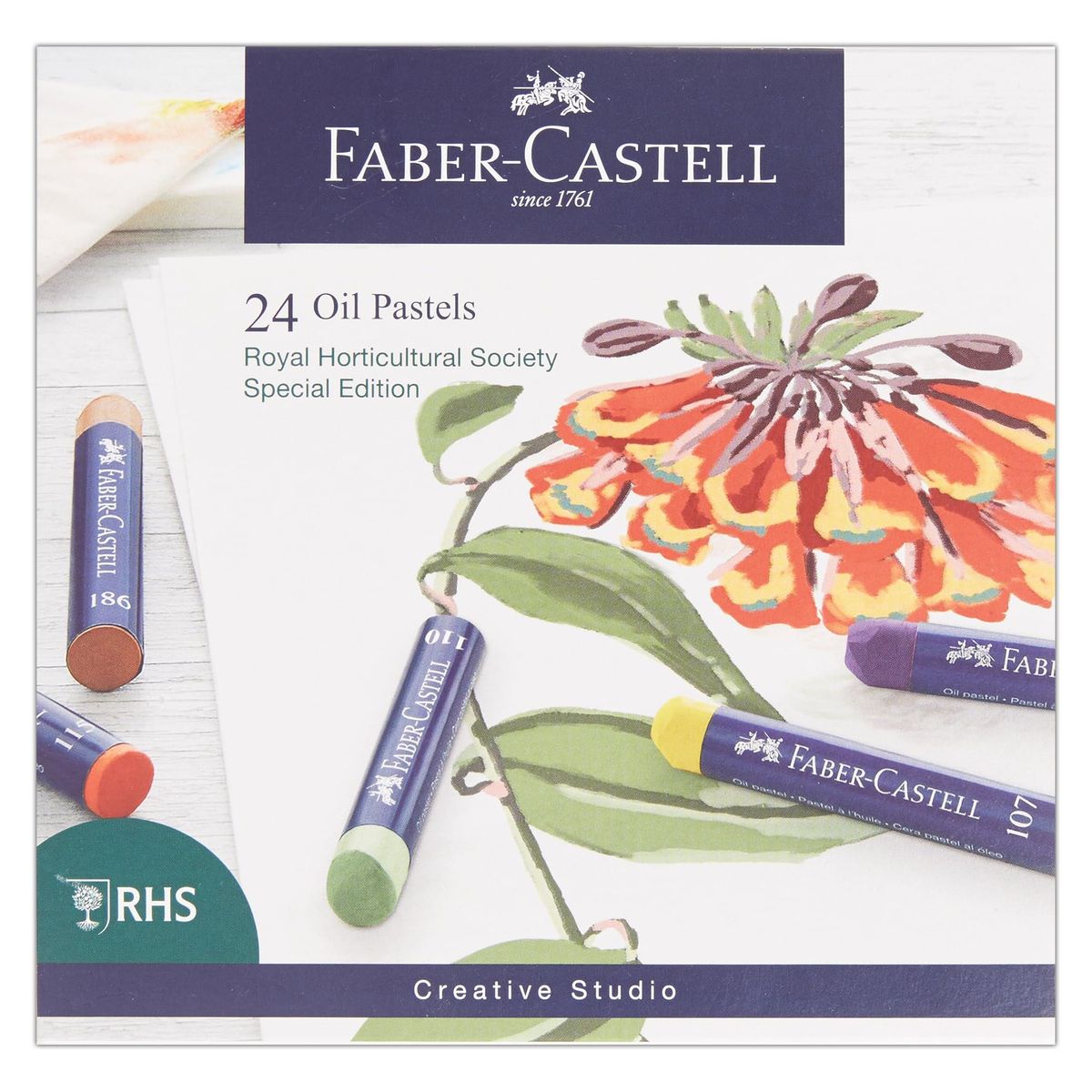 Faber-Castell Creative Studio Oil Pastels 24 pcs
