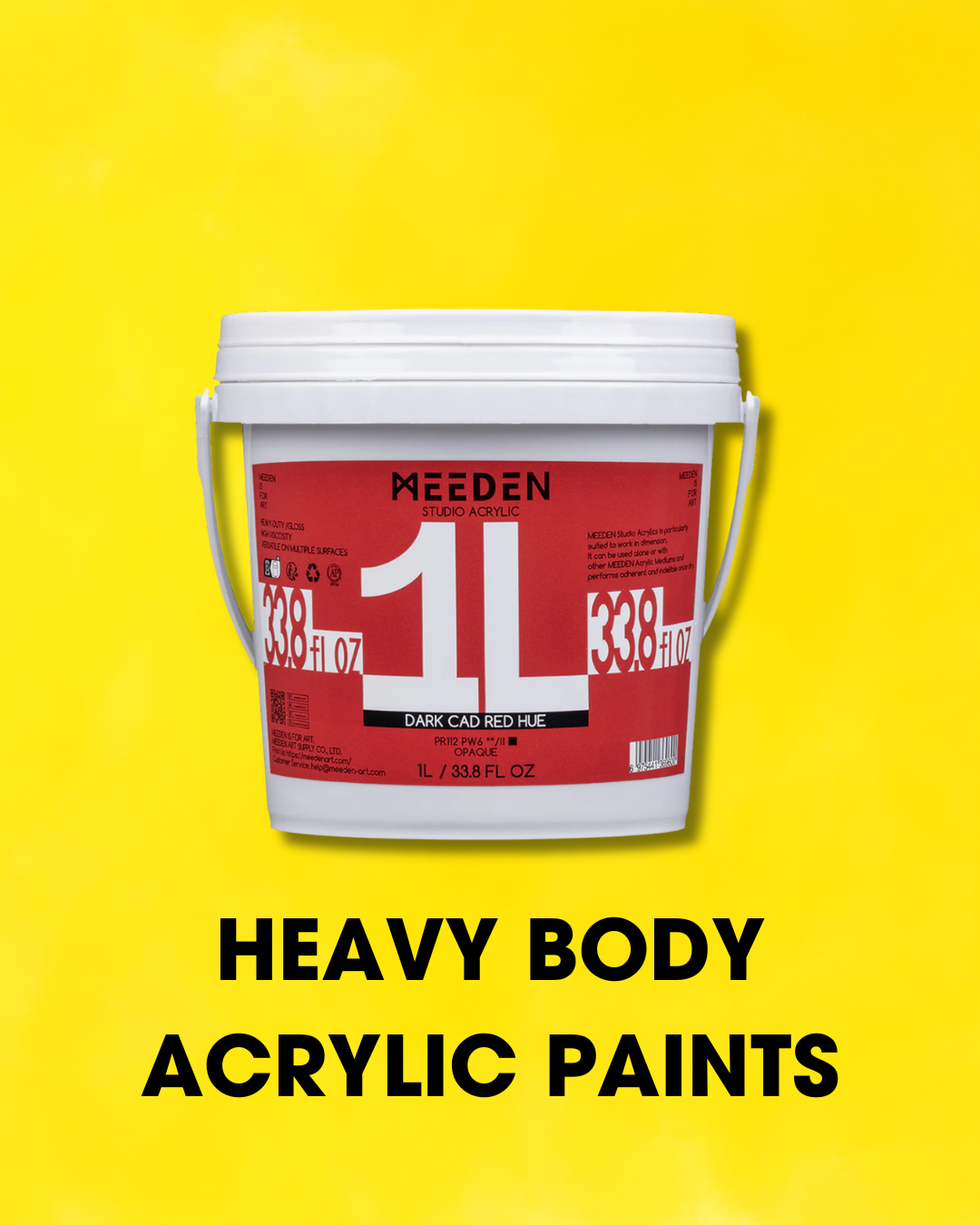 MEEDEN HEAVY BODY ACRYLIC PAINTS