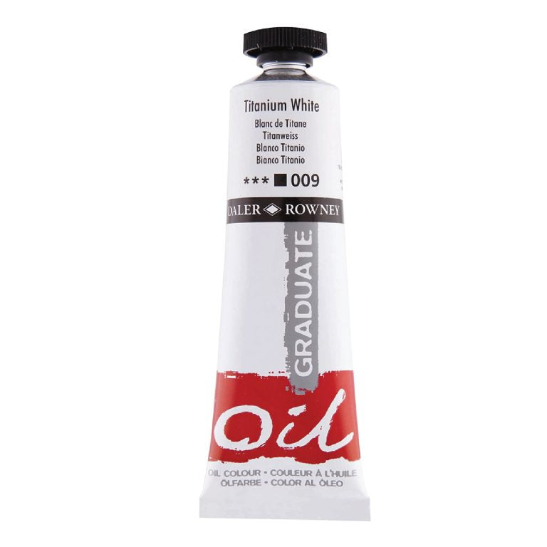 Daler Rowney Graduate Oil Paint – Titanium White 38ml