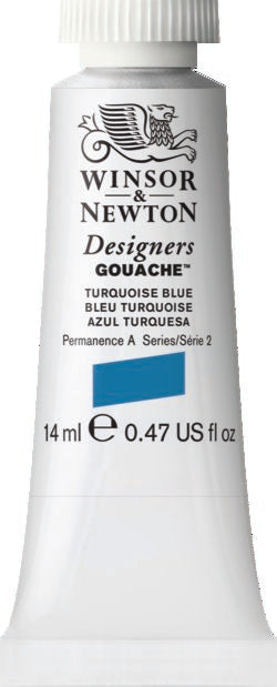 Winsor & Newton Gouache Turquoise Blue 14ml