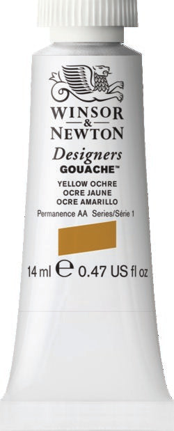 Winsor & Newton Gouache Yellow Ochre 14ml