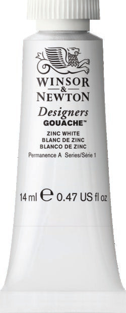 Winsor & Newton Gouache Zinc White 14ml