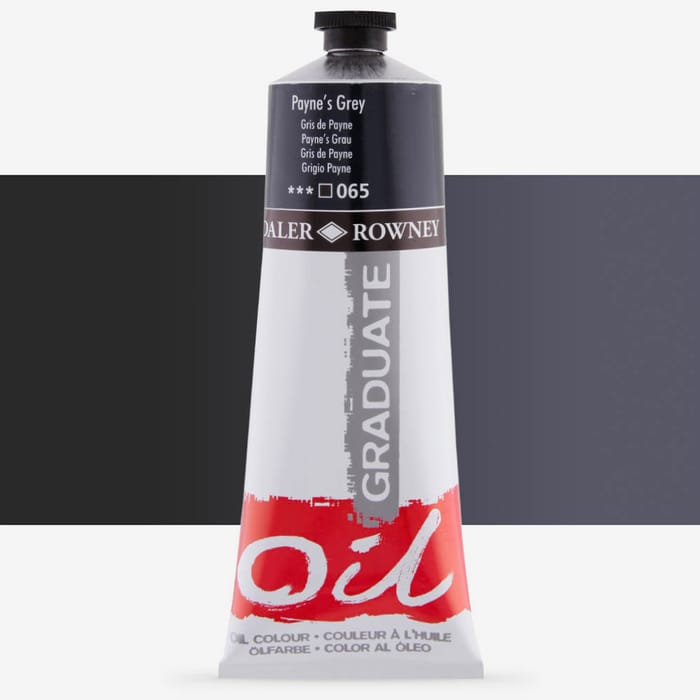 Daler-Rowney Graduate Oil Paint - Payne's Grey - 200ml