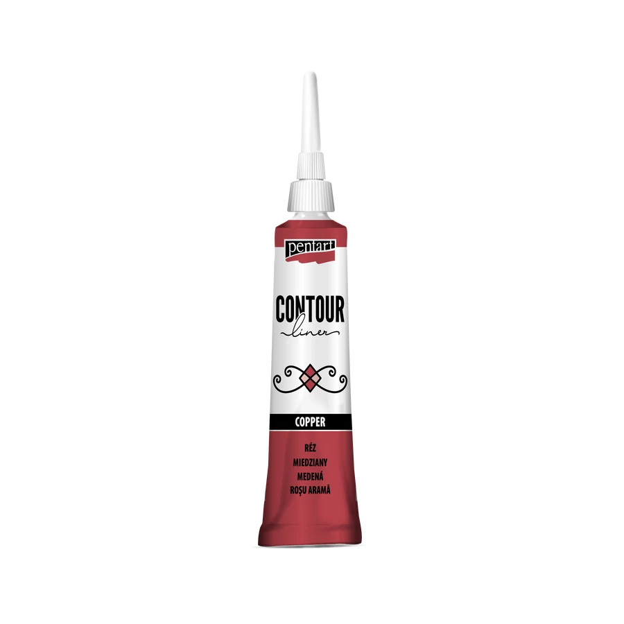 Pentart Contour Liner 20 Ml Copper