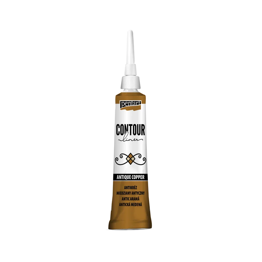 Pentart Contour Liner 20 Ml Antique Copper