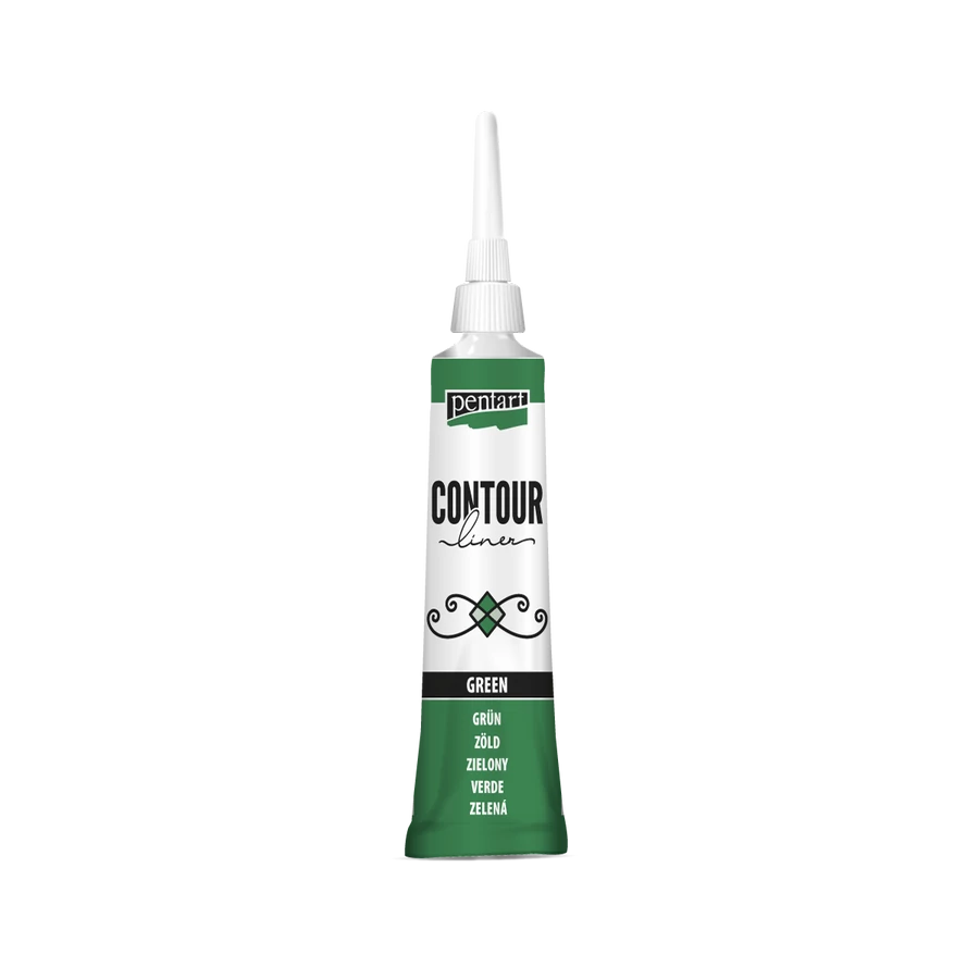 Pentart Contour Liner 20 Ml Green