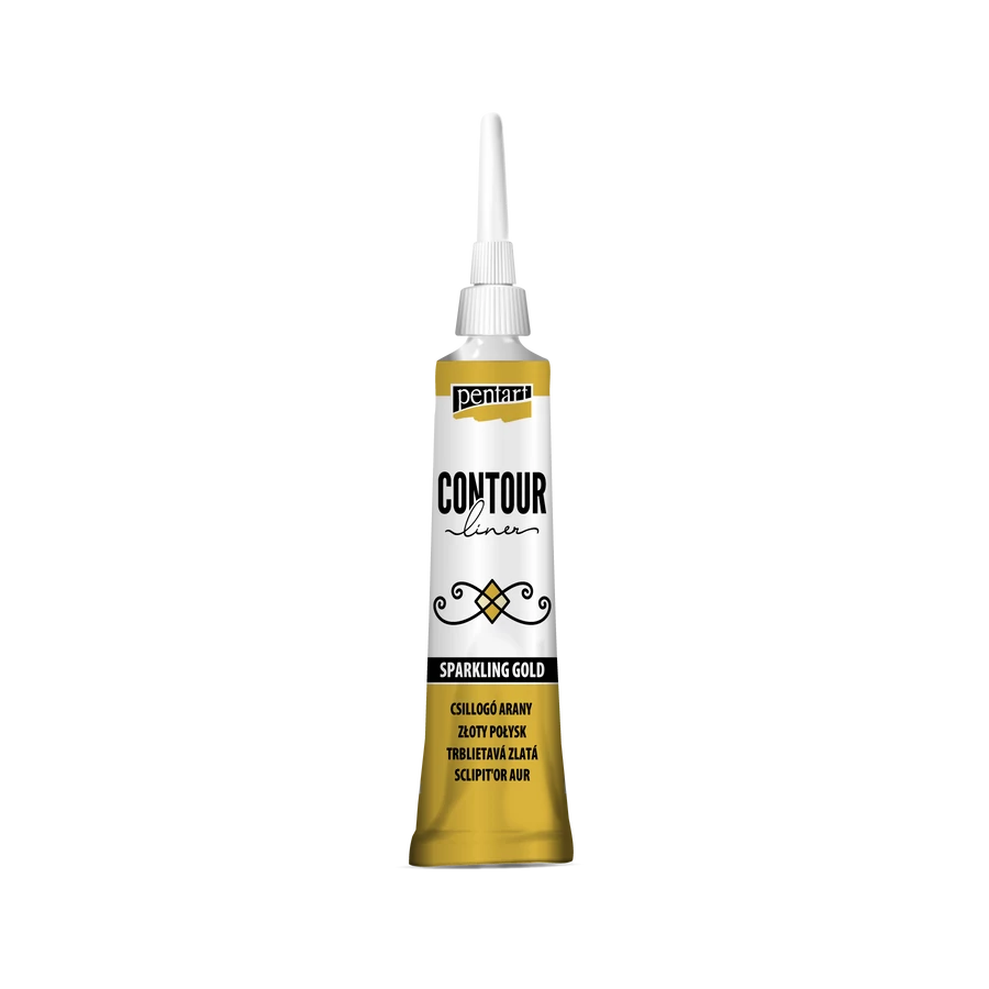 Pentart Contour Liner 20 Ml Sparkling Gold