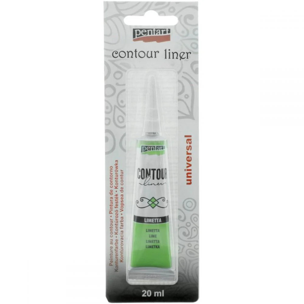 Pentart Contour Liner 20 Ml Lime