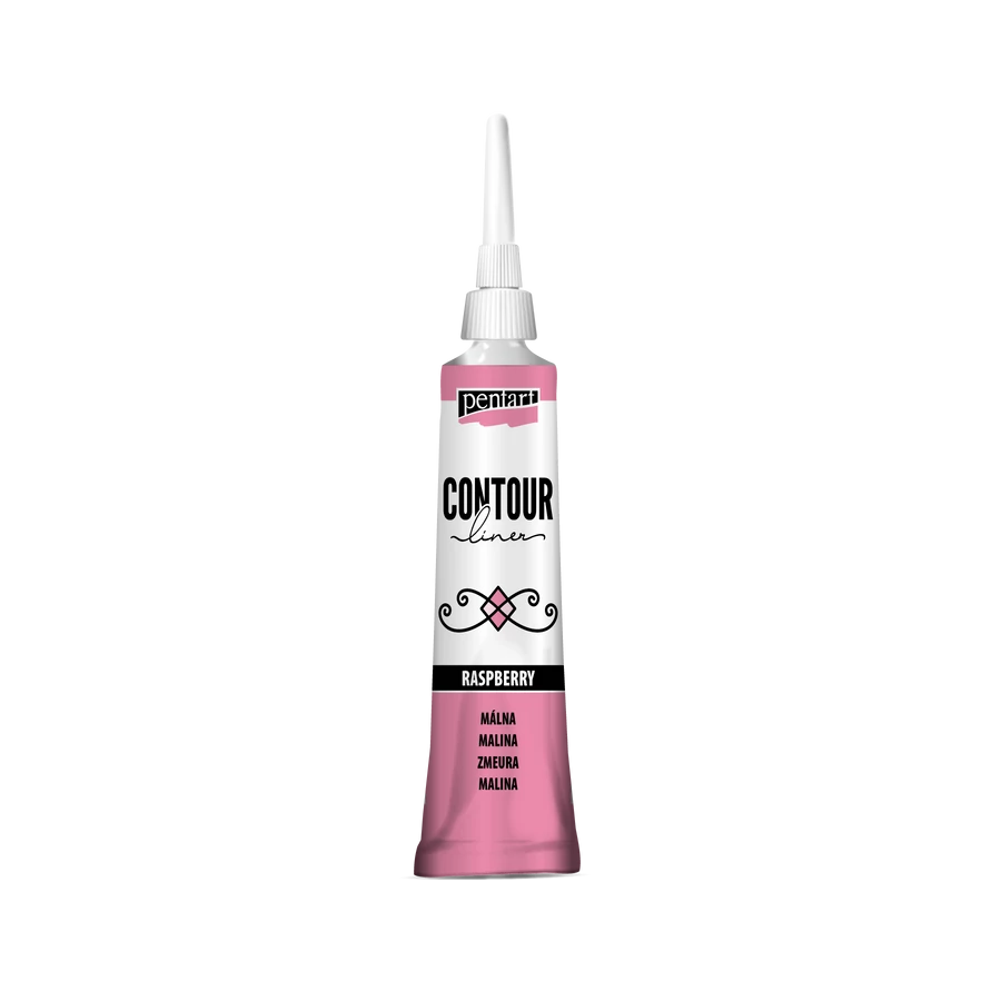 Pentart Contour Liner 20 Ml Raspberry