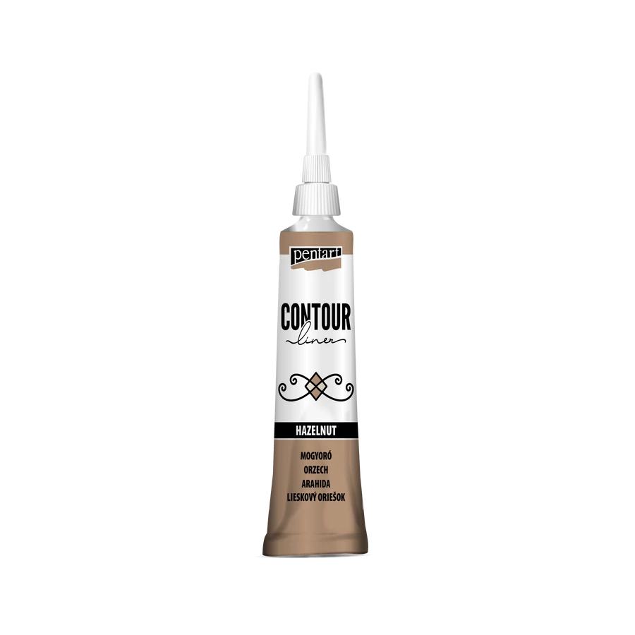 Pentart Contour Liner 20 Ml Hazelnut