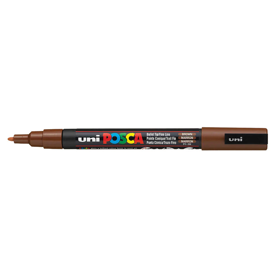 POSCA MARKER LINE WIDTH 3 MM  PC-3 BROWN