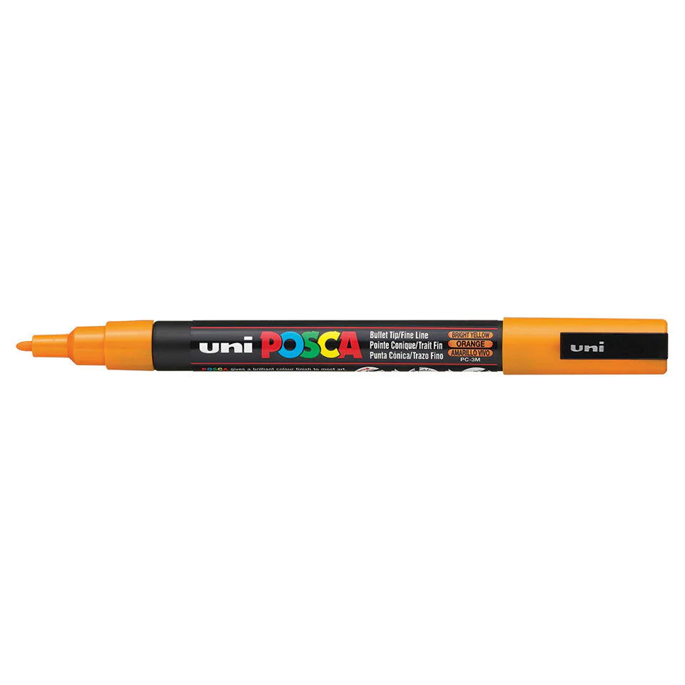 POSCA MARKER LINE WIDTH 3 MM PC-3M BRILLIANT YELLOW
