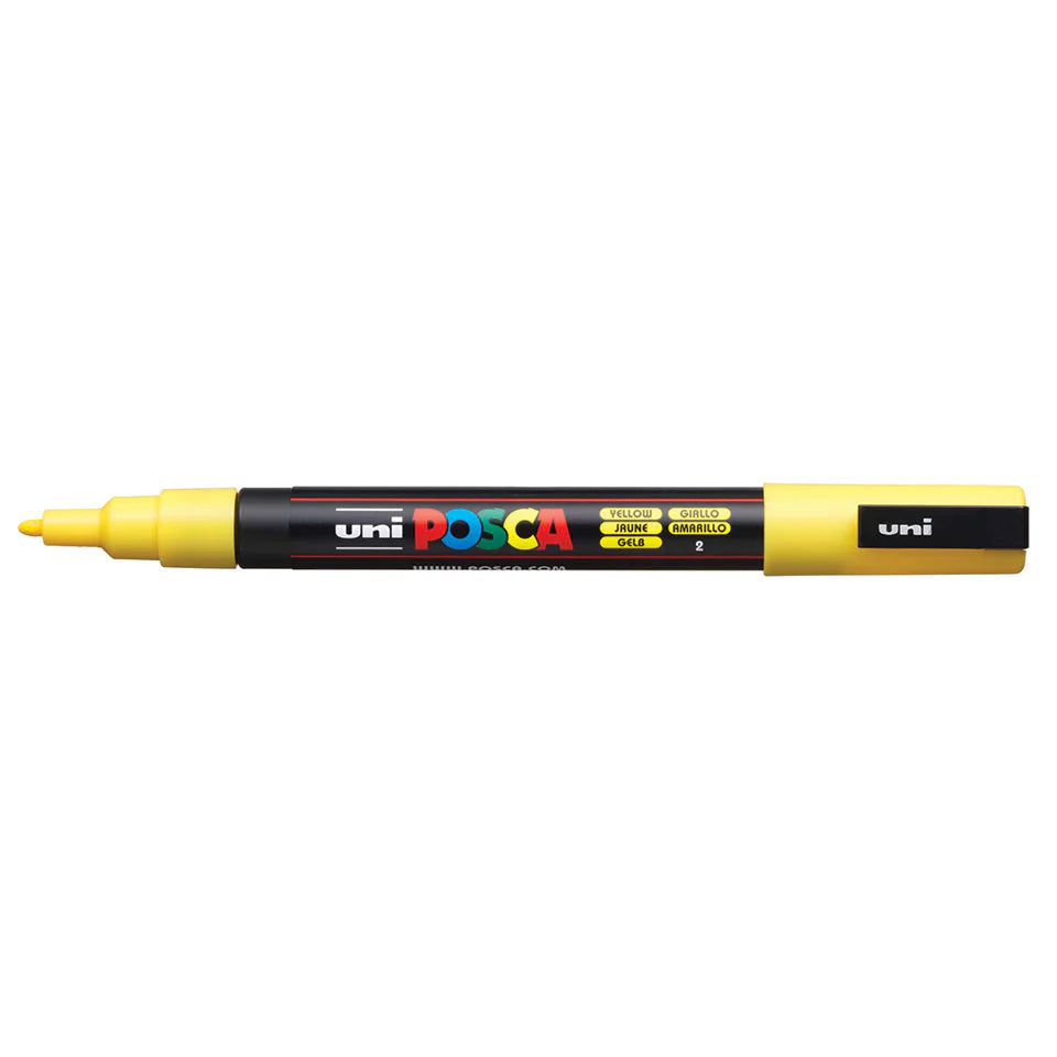 POSCA MARKER LINE WIDTH 3 MM PC-3M YELLOW