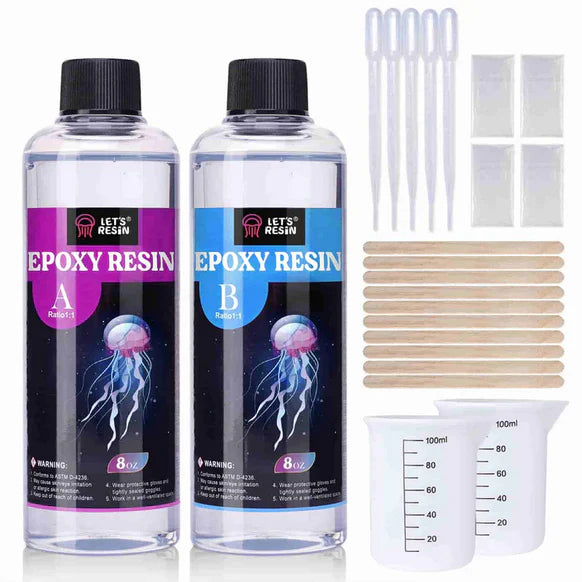 Clear Epoxy Resin Kit 500ml