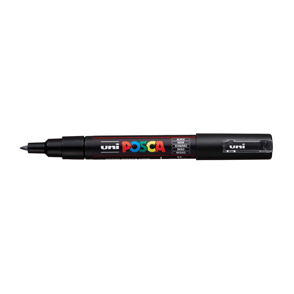 PENTART UNI PC1M BLACK POSCA