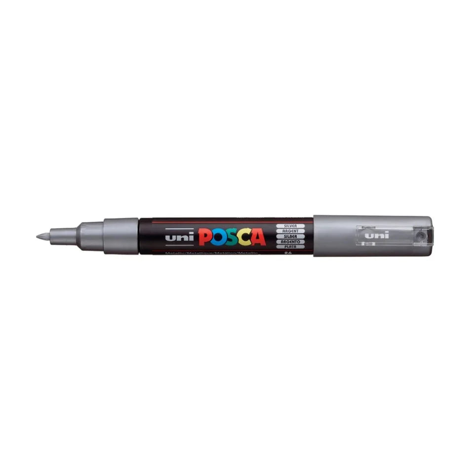 POSCA MARKER LINE WIDTH 0.7 MM  PC-1 SILVER