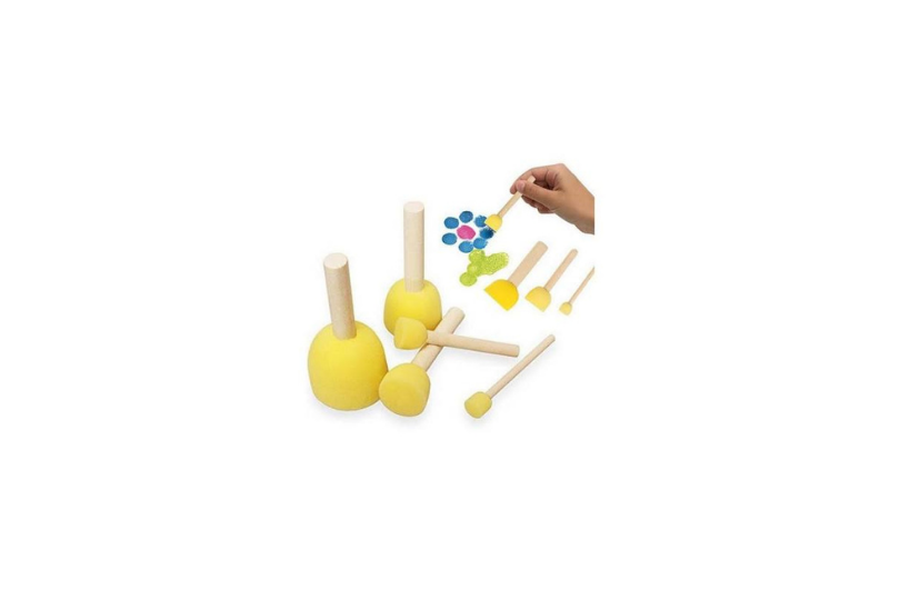 12-Piece Sponge Brushes for Painting