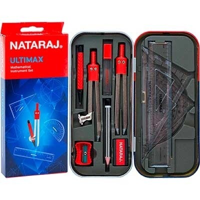Nataraj Ultimax Mathematical Instrument Set