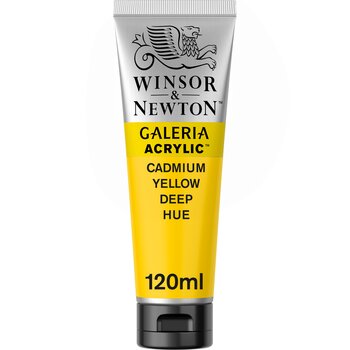 Winsor & Newton Galeria Acrylic Cadmium Yellow Deep Hue 120mL
