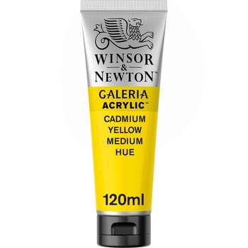 WINSOR & NEWTON GALERIA ACRYLIC CADMIUM YELLOW MEDIUM HUE 120ML