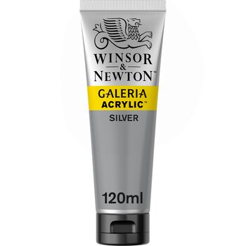 Winsor & Newton Galeria Acrylic Silver 120mL