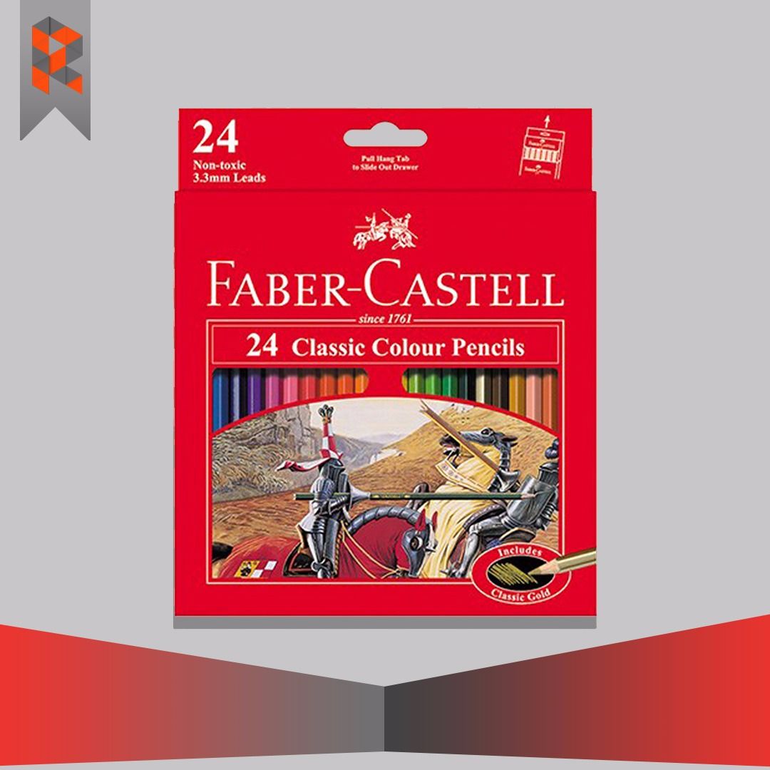Faber Castell Premium Color Pencils, 24 Colors