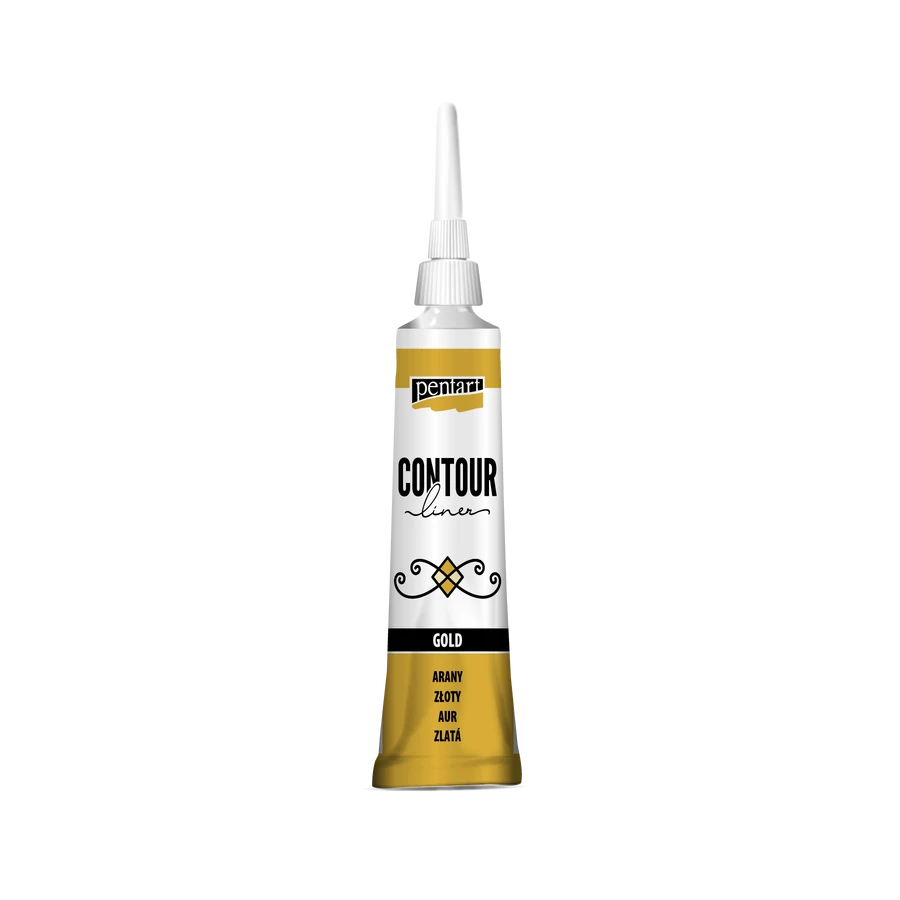 Pentart Contour Liner 20 Ml Gold
