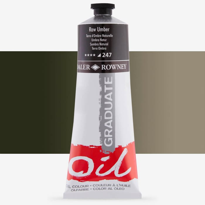 Daler-Rowney Graduate Oil Paint 200ml  Raw Umber