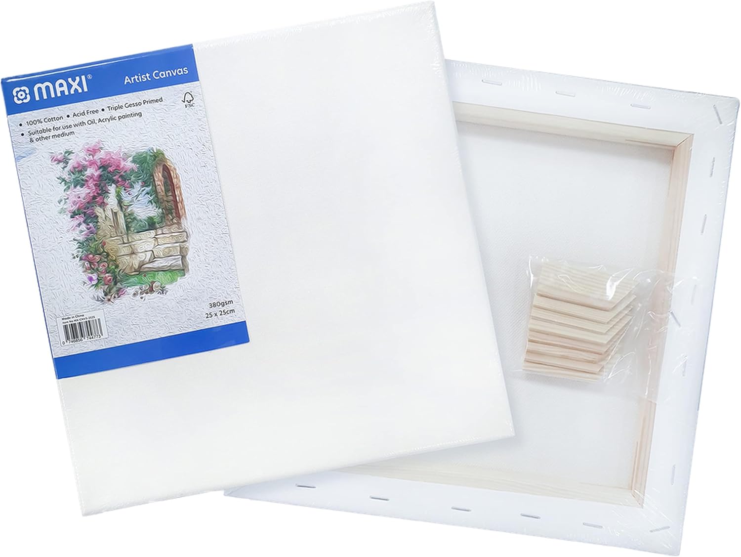 Maxi - Stretched Canvas 380 gsm - 25x25cm