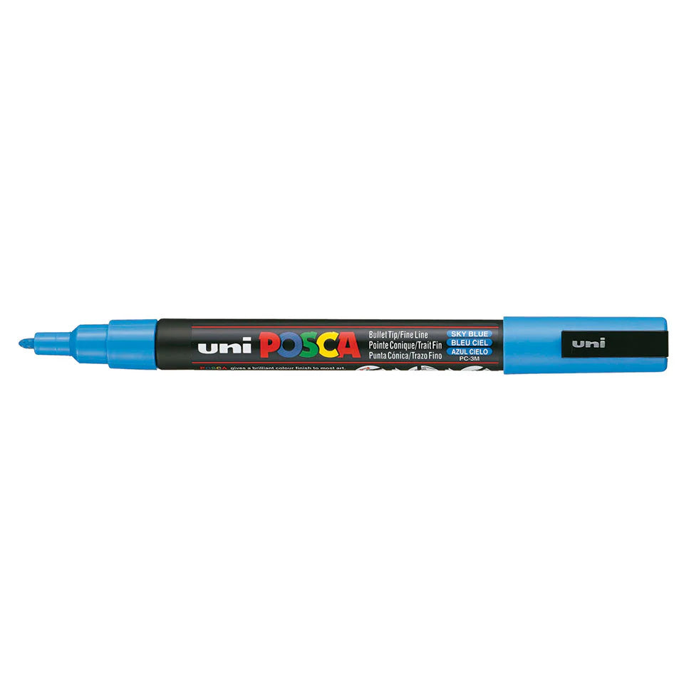 POSCA MARKER LINE WIDTH 3 MM  PC-3 SKY BLUE