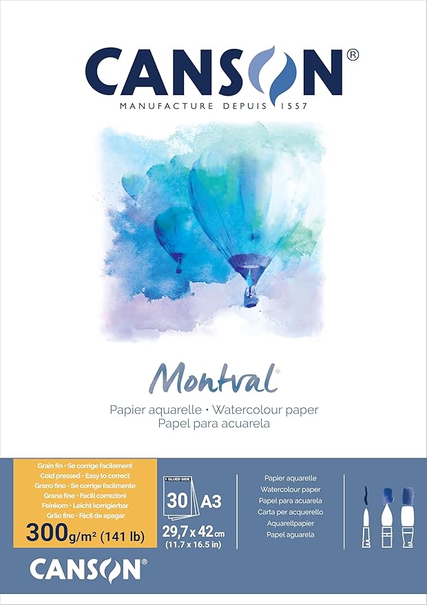 Canson Montval A3 29.7 x 42 cm 300gsm