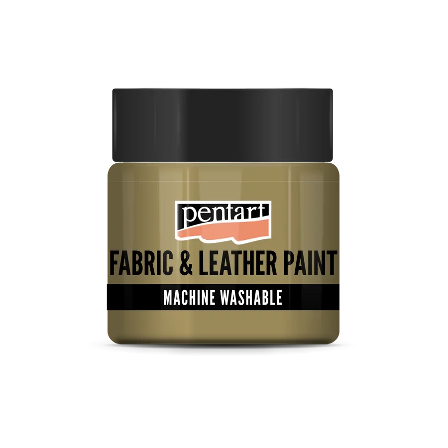 Pentart Fabric & Leather Paint 50 Ml Glittering Gold