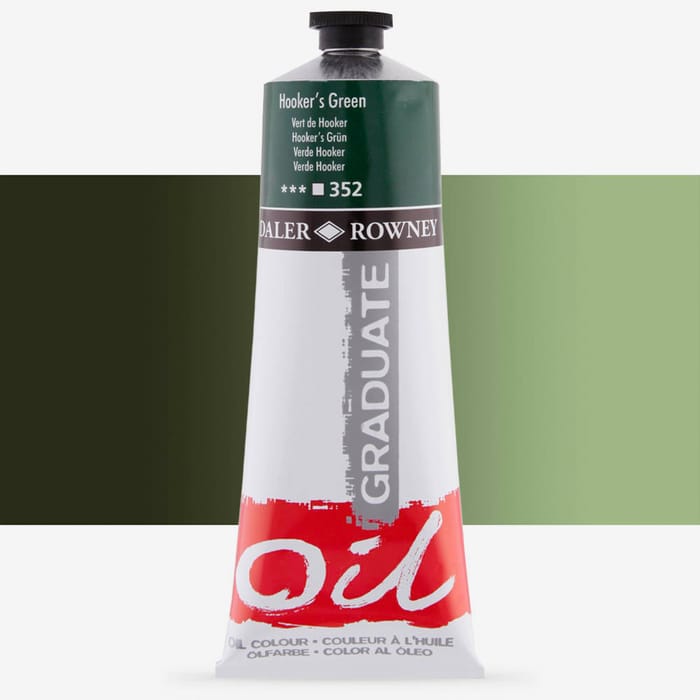 Daler-Rowney Graduate Oil Paint 200ml Hooker's Green