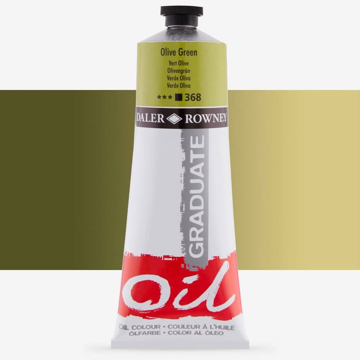 Daler-Rowney  Graduate Oil Paint 200ml  Olive Green