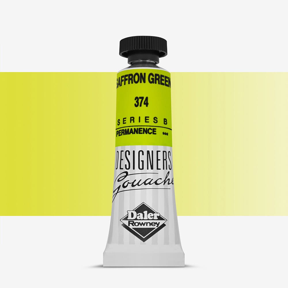 Daler-Rowney Designers' Gouache Paint 15ml Saffron Green