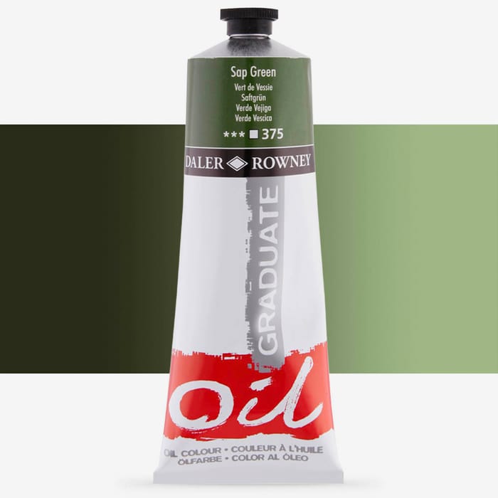 Daler-Rowney Graduate Oil Paint 200ml Sap Green