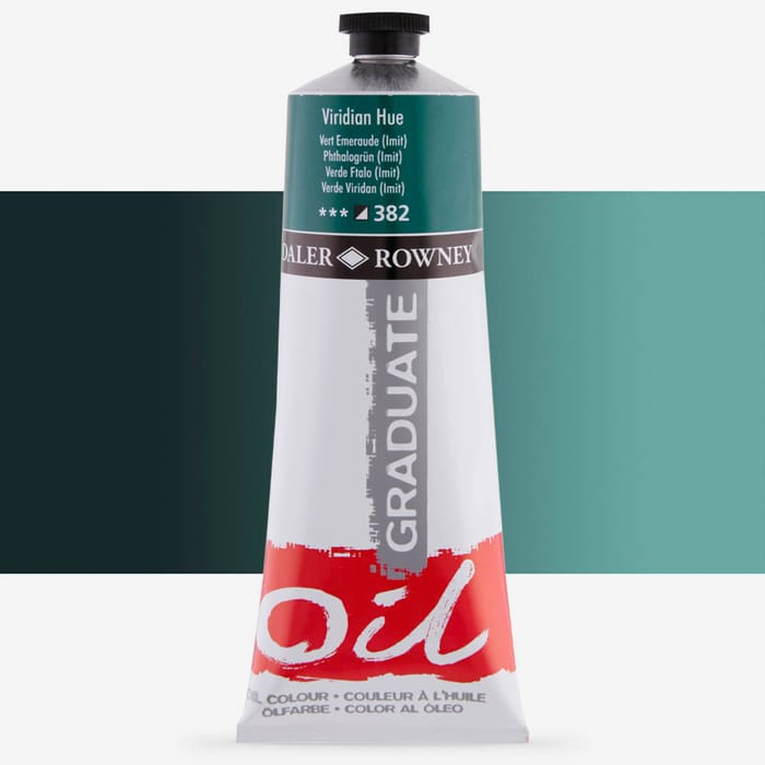 Daler-Rowney Graduate Oil Paint  200ml  Viridian Hue