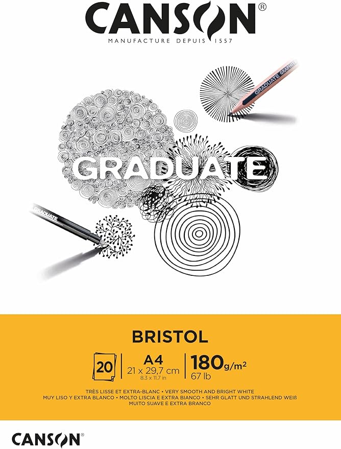 CANSON Graduate Bristol 180gsm A4 Paper