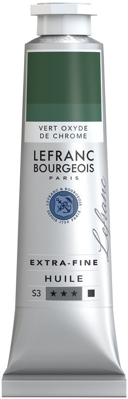 Lefranc & Bourgeois Extra-Fine Oil 40Ml Chromium Oxide Green