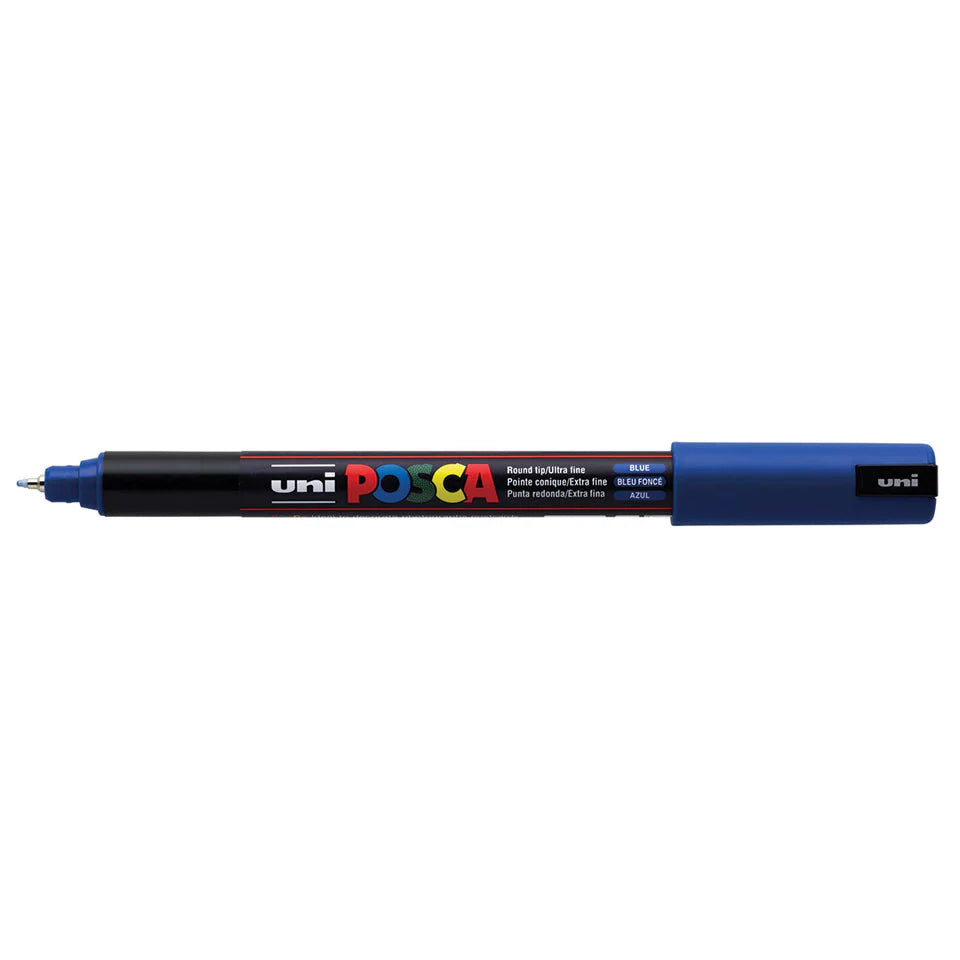 POSCA MARKER LINE WIDTH: 0.7 MM,  PC-1 BLUE