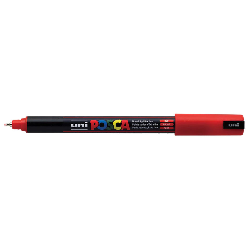 POSCA MARKER LINE WIDTH 0.7 MM  PC-1 RED