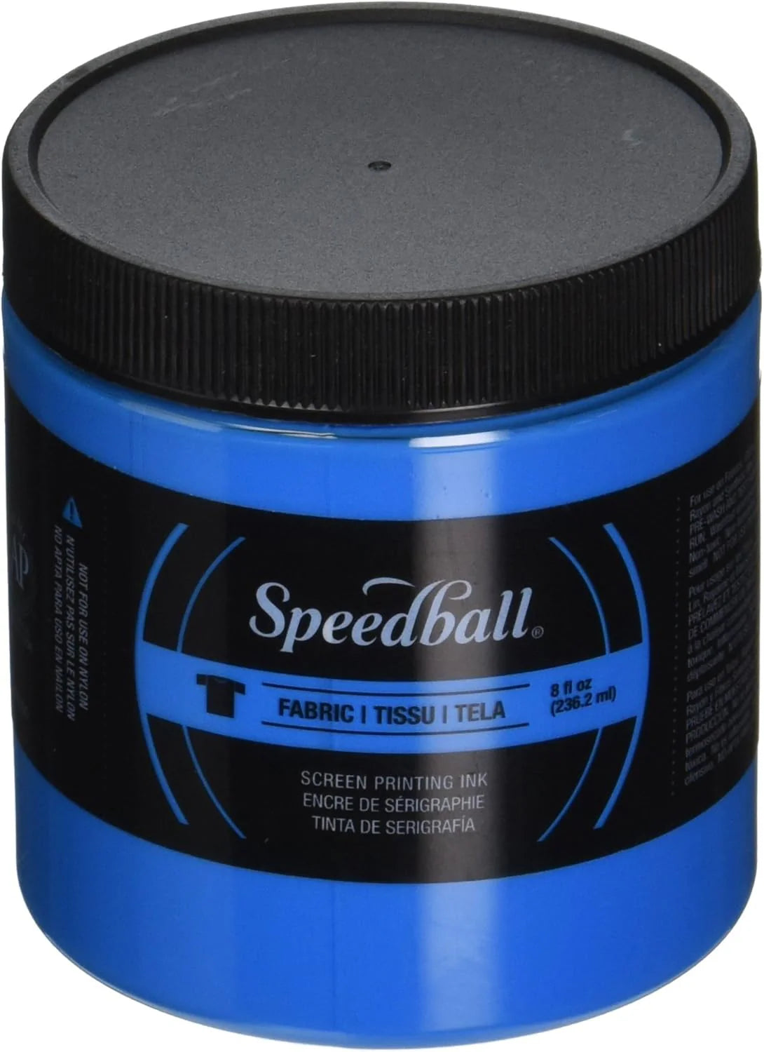 FABRIC SCREEN PRINTING INK 236ML - FLUORO BLUE